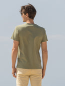 T-Shirt En Lin Et Coton Bio - Vert Sauge