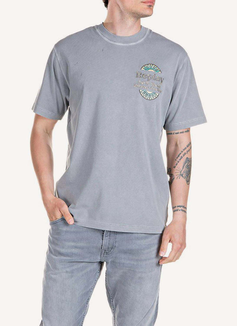 Replay - Tee-Shirt Earth Made - Stonehenge Grey - Homme