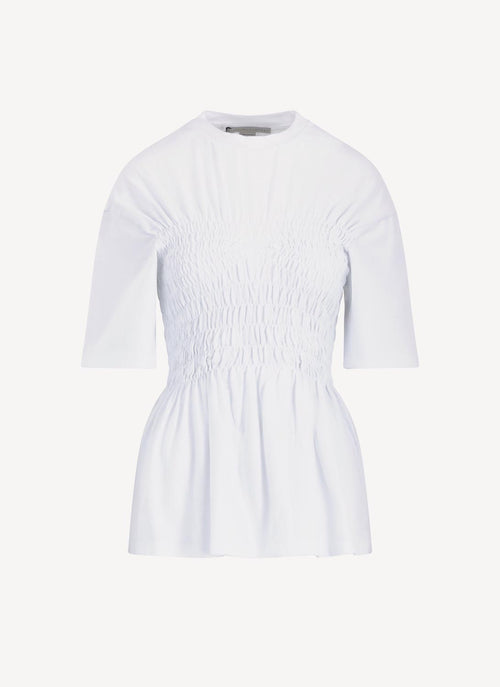 Stella Mccartney - T-Shirt Manches Bouffantes - Blanc - Femme