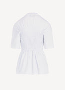 Stella Mccartney - T-Shirt Manches Bouffantes - Blanc - Femme