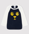 T-Shirt - White And Navy Blue - Baby Boy
