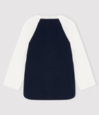 T-Shirt - White And Navy Blue - Baby Boy