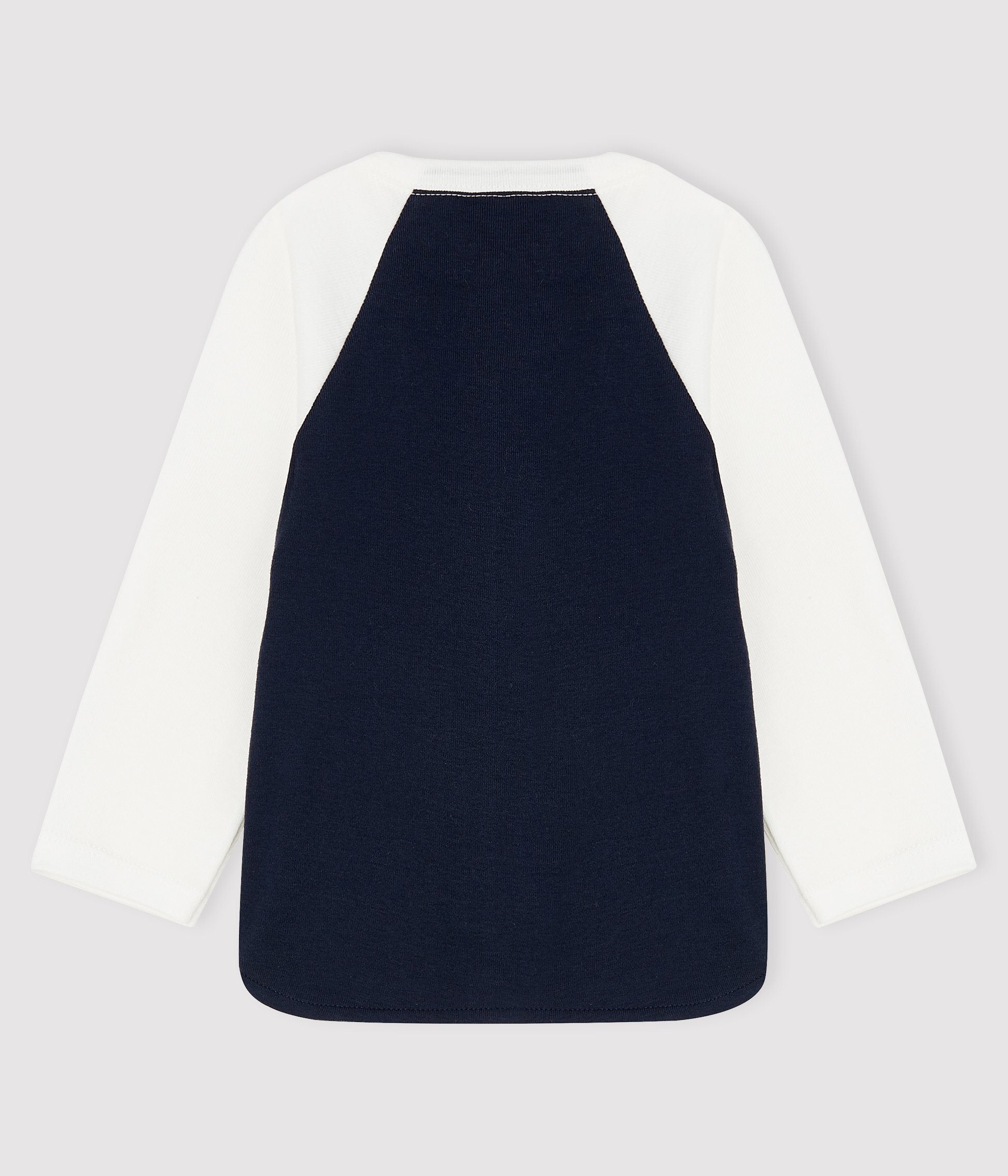 T-Shirt - White And Navy Blue - Baby Boy