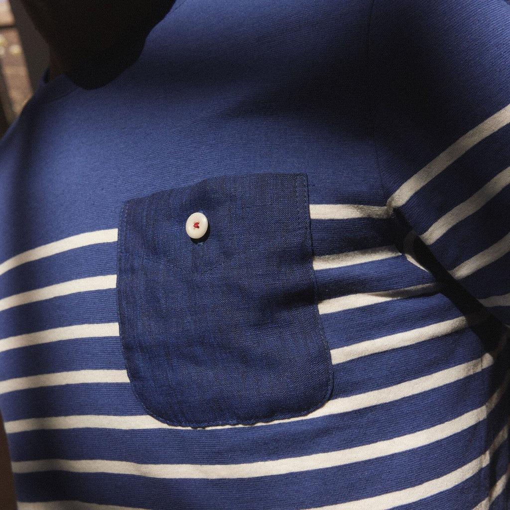 Tee-Shirt Marinière Coton-Lin