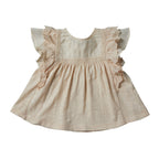 Tee shirt coton volants Olivia