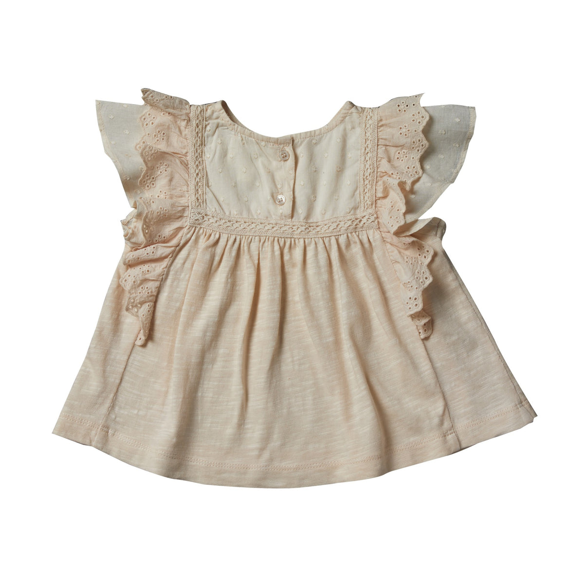 Tee shirt coton volants Olivia