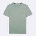 Camiseta Cuello Redondo Verde Olonne - Hombre