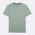 Camiseta Cuello Redondo Verde Olonne - Hombre