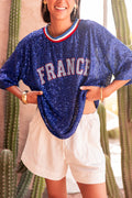 FRANCE Sequin T-Shirt