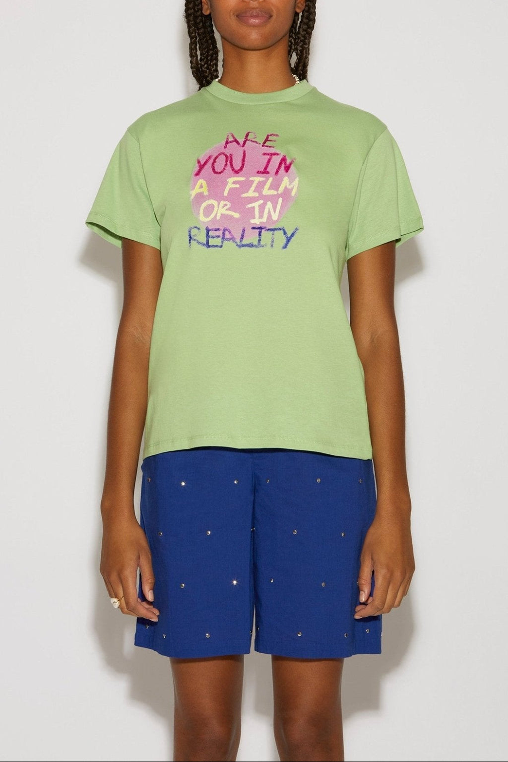T - SHIRT WELCOME REALITY JERSEY - ROSEANNA