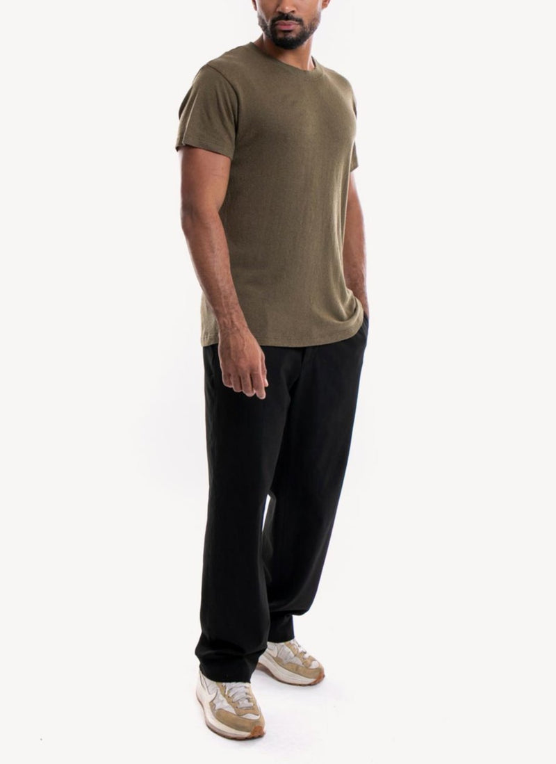 Iro - Tee-Shirt Albri - Khaki - Homme