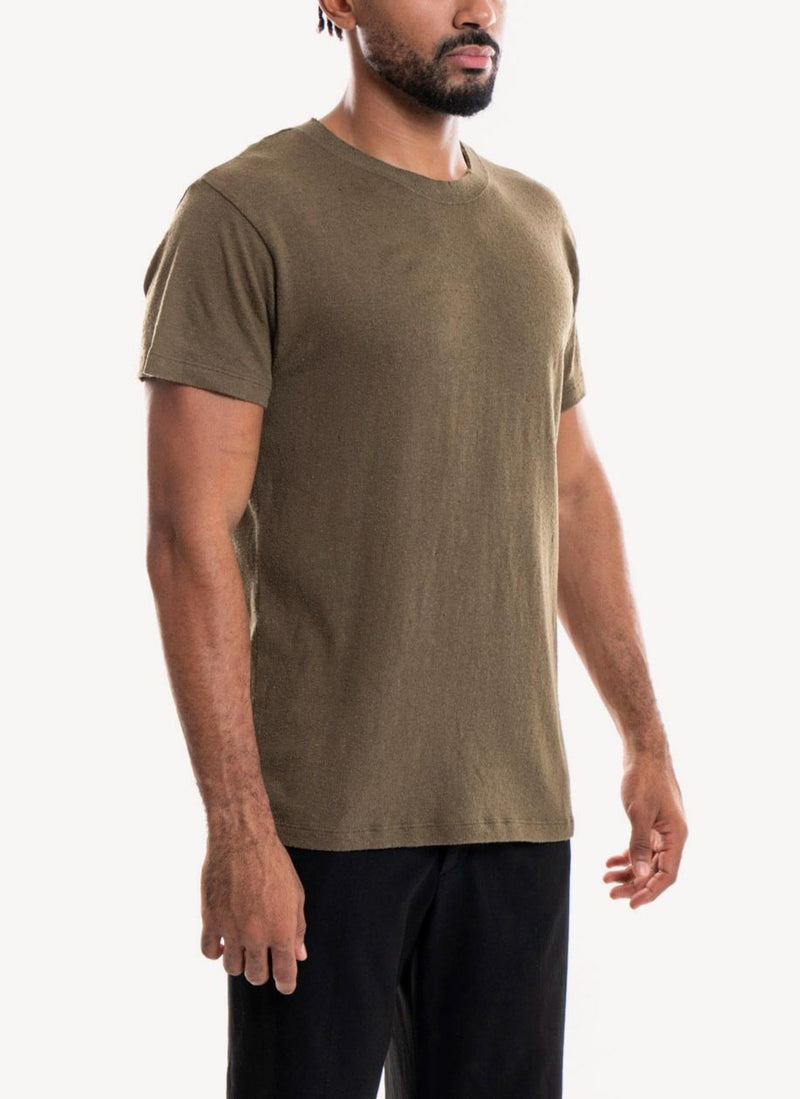 Iro - Tee-Shirt Albri - Khaki - Homme