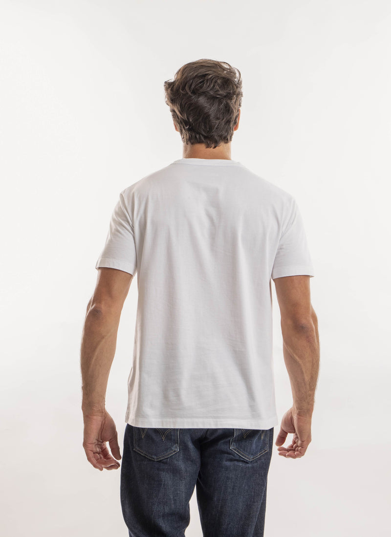 Koché - T-Shirt Logo Brodé - Blanc - Homme