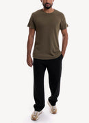 Iro - Tee-Shirt Albri - Khaki - Homme