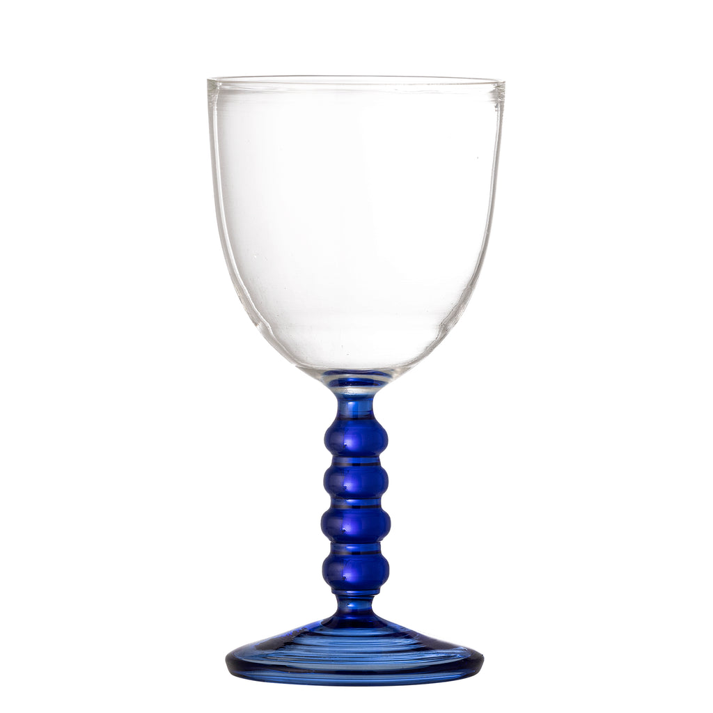Noemi - Wine Glass - Blue - Glass