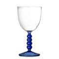 Noemi - Set of 6 Wine Glasses - Blue - Glass