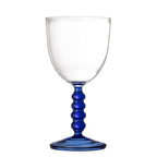 Noemi - Set of 6 Wine Glasses - Blue - Glass