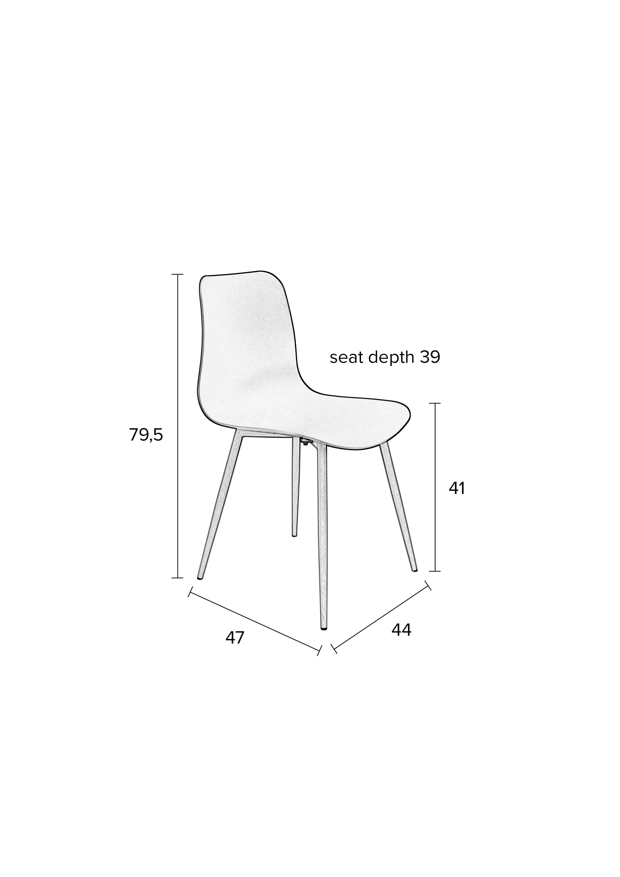 Leon - Dining Room Chair - Steel - Beige