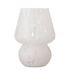 Halim - Vase - White - Glass