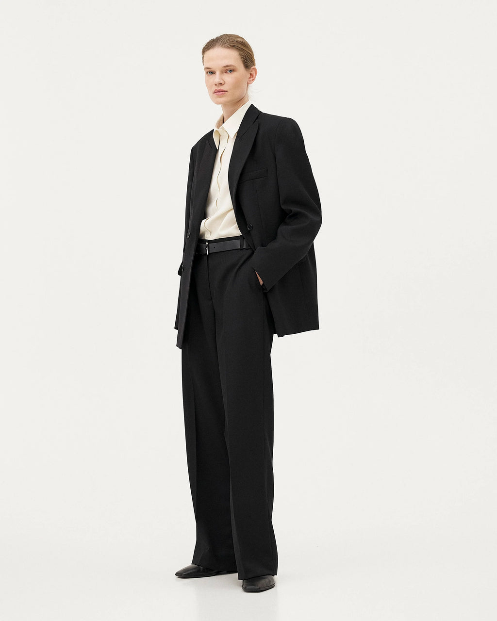 Blazer Selma Black Twill