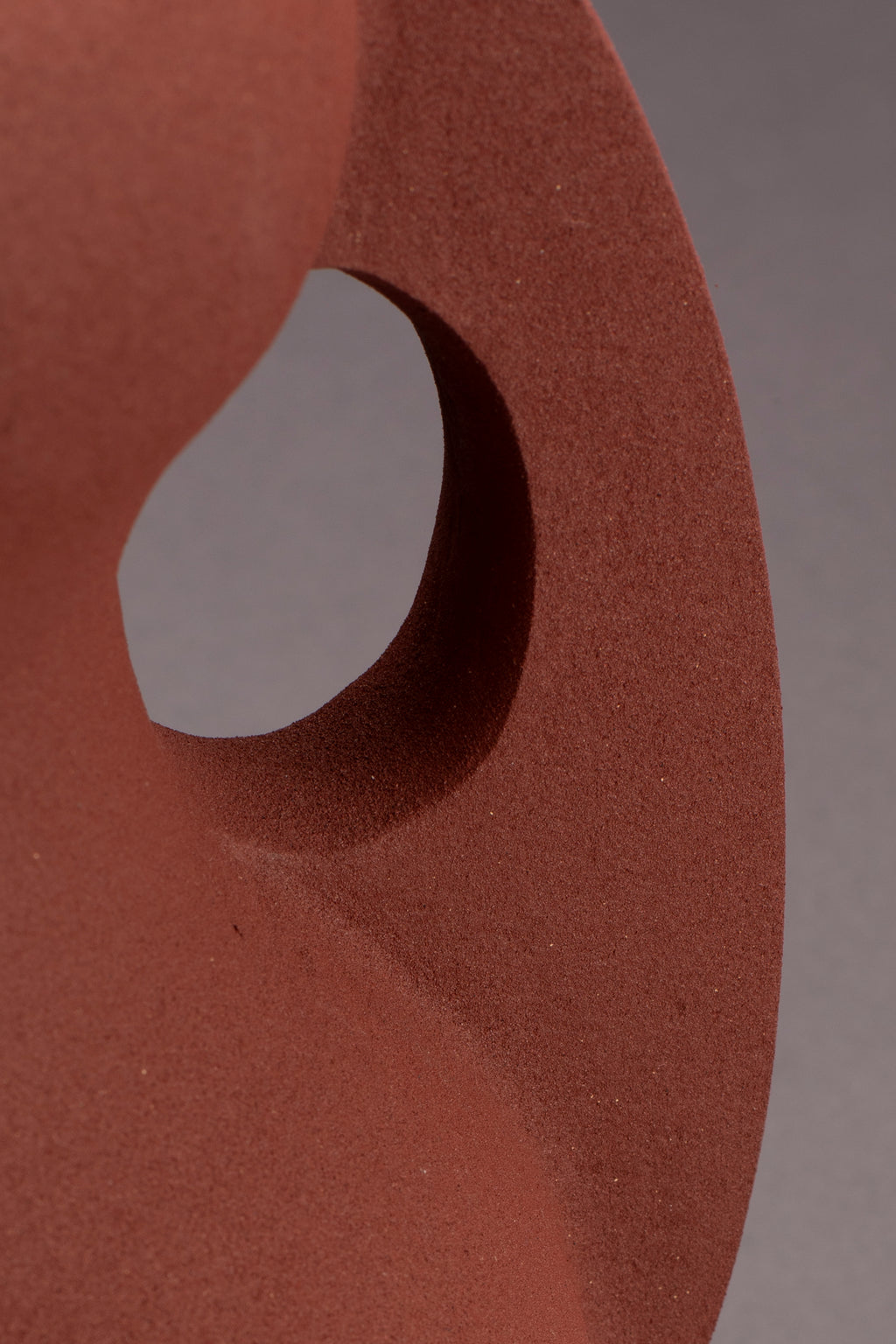 Thiago M - Vase - Aluminum - Terracotta Red