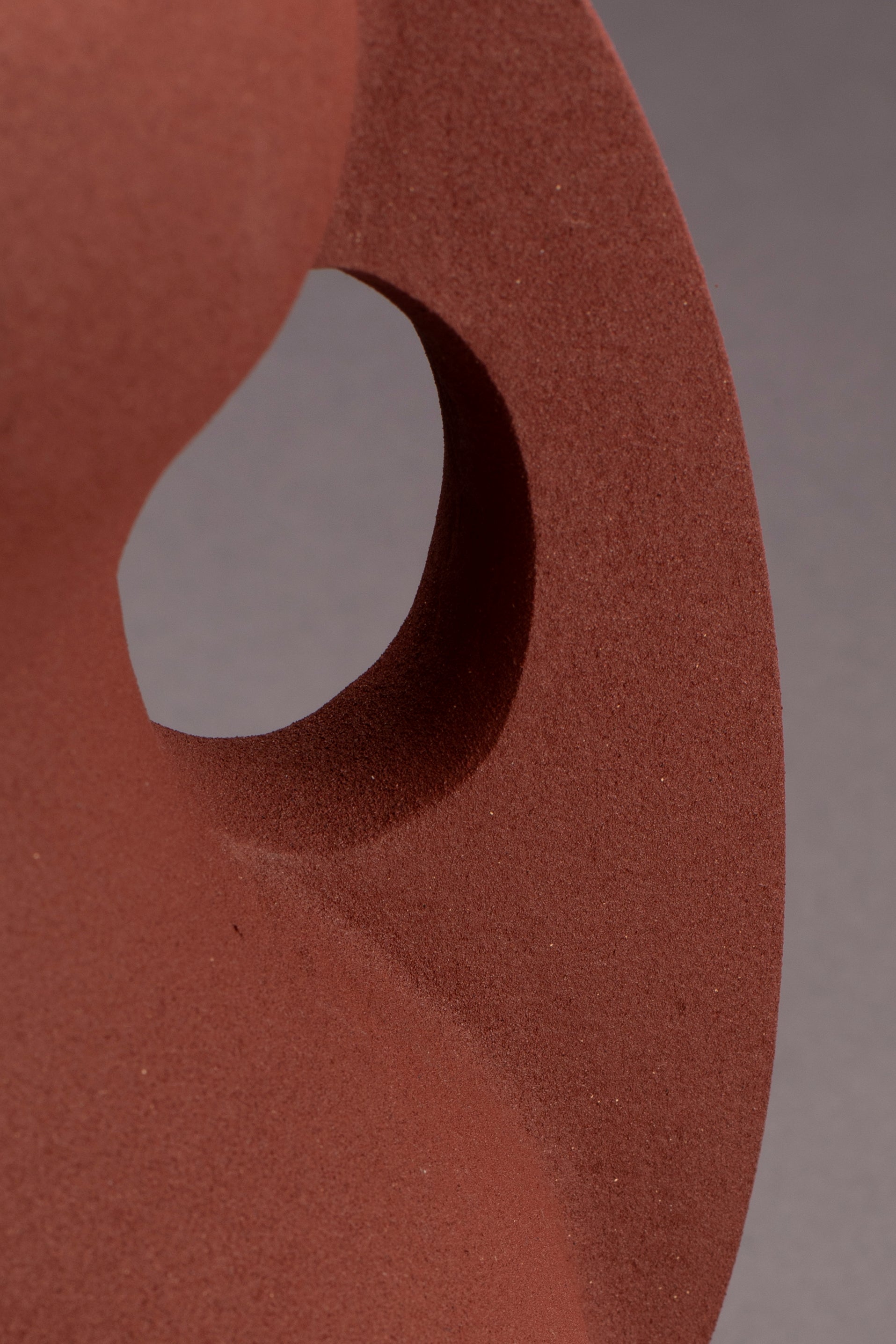 Thiago M - Vase - Aluminum - Terracotta Red