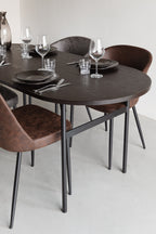 Marcio - Dining Room Table - Iron - Black