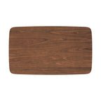 Omán - Mesa rectangular para 6 personas en madera oscura