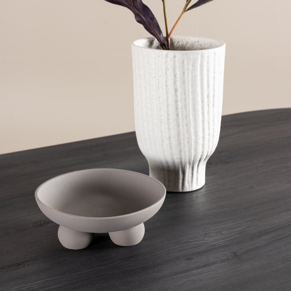 Grundsund - Mesa de comedor ovalada para 10 personas - Madera - Negro