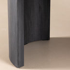 Grundsund - Mesa de comedor ovalada para 10 personas - Madera - Negro