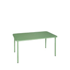 Zyra - Mesa de comedor de jardín para 4 personas - Metal - Verde