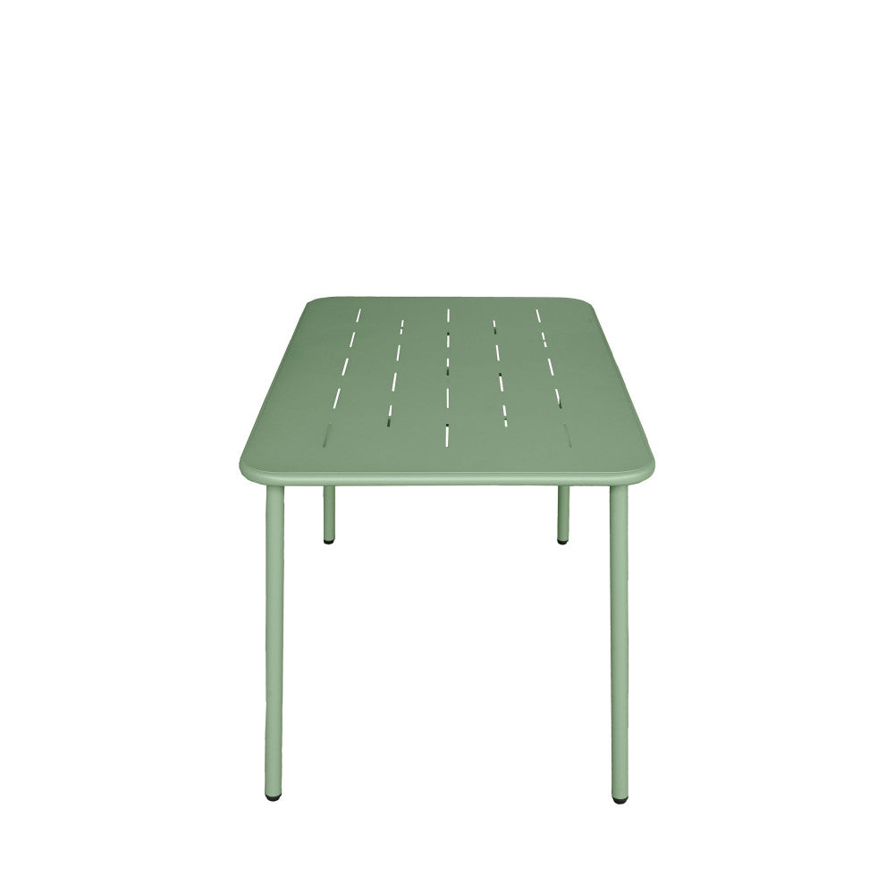 Zyra - Mesa de comedor de jardín para 4 personas - Metal - Verde