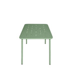 Zyra - Mesa de comedor de jardín para 4 personas - Metal - Verde