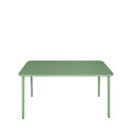 Zyra - Mesa de comedor de jardín para 4 personas - Metal - Verde