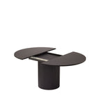 Toscana - Extendable Dining Table for 4 to 6 People - Wood - Black