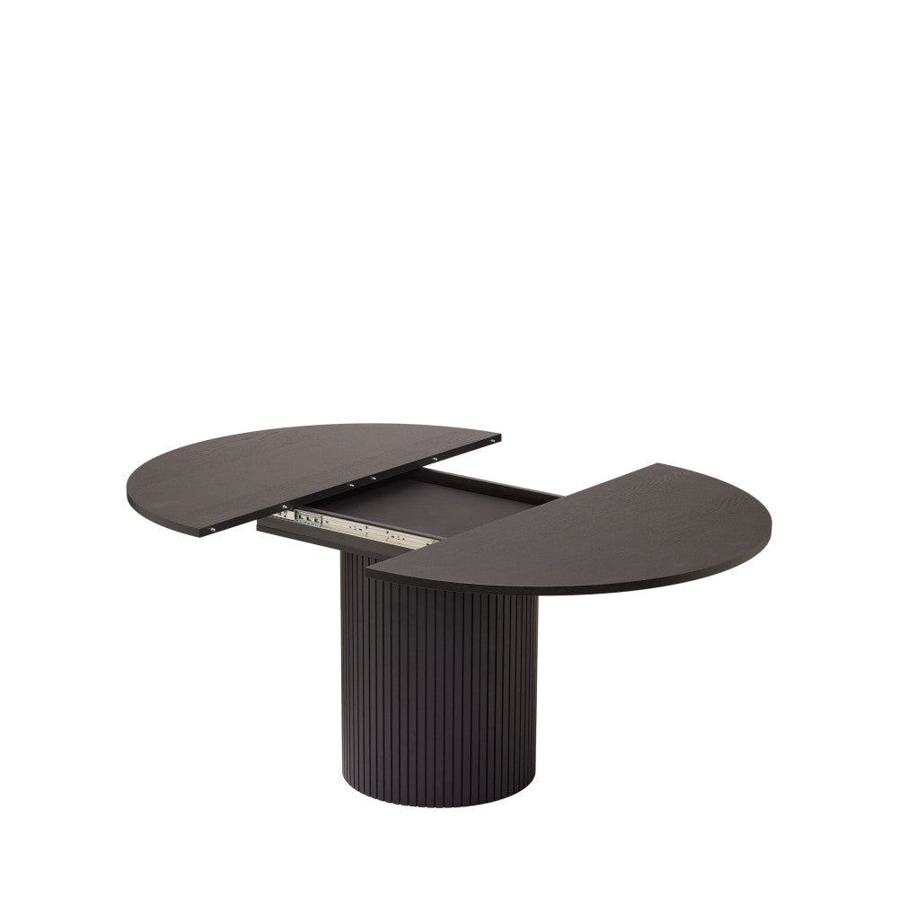 Toscana - Extendable Dining Table for 4 to 6 People - Wood - Black