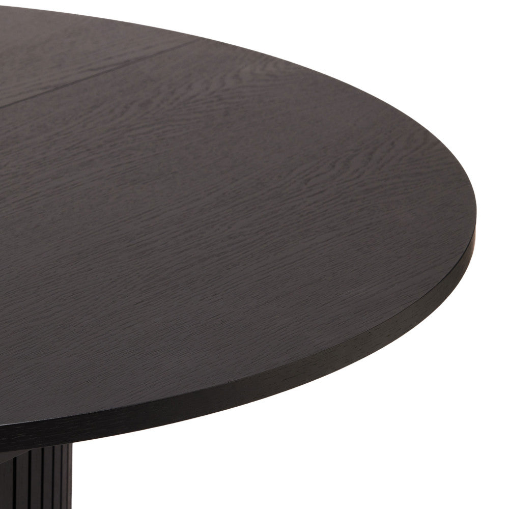 Toscana - Extendable Dining Table for 4 to 6 People - Wood - Black