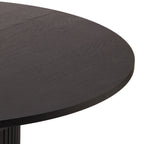 Toscana - Extendable Dining Table for 4 to 6 People - Wood - Black