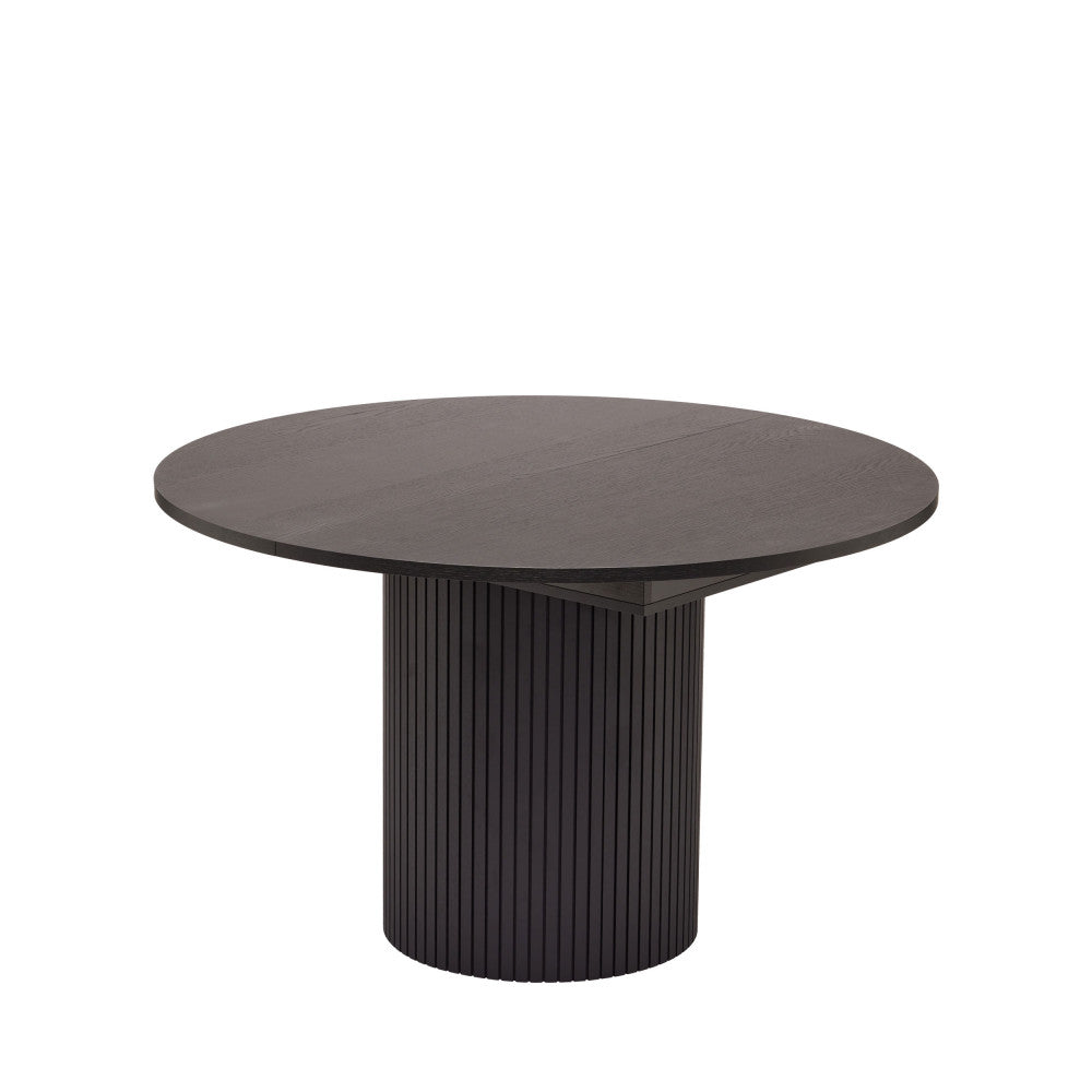 Toscana - Extendable Dining Table for 4 to 6 People - Wood - Black