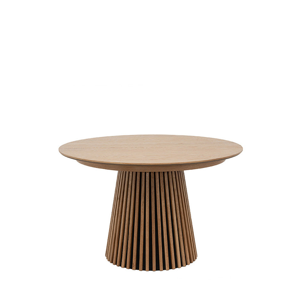 Lea - Extendable Dining Table for 4 to 8 People - Wood - Light Wood