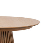 Lea - Extendable Dining Table for 4 to 8 People - Wood - Light Wood