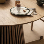 Lea - Extendable Dining Table for 4 to 8 People - Wood - Light Wood