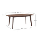 Oman Extendable Table - Dark Brown