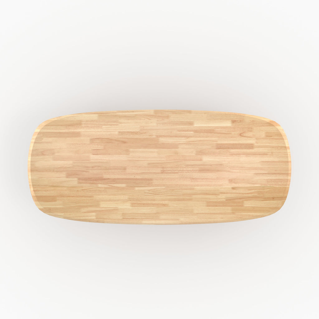Aladin - Rectangular Table in Light Solid Rubberwood for 10 People
