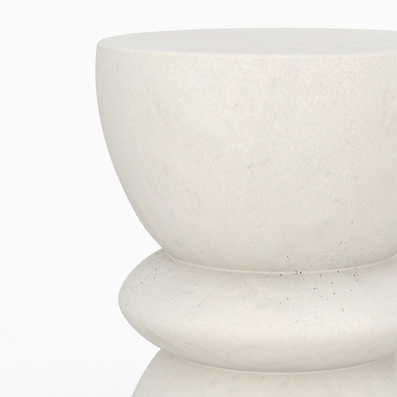 table appoint blanche maupiti beton