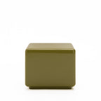 Gaia - Mesa auxiliar cuadrada - Lacada - Verde oliva