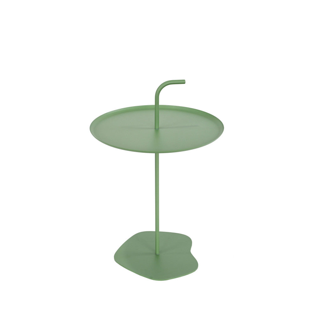 Sivo - Mesa auxiliar de jardín - Metal - Verde