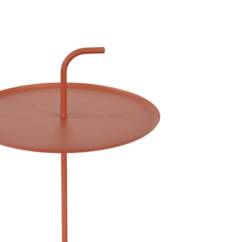 Sivo - Table D'appoint De Jardin - Métal - Terracotta