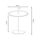 Sivo - Table D'appoint De Jardin - Métal - Terracotta