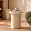 Apoline - White Lacquered Mdf Side Table